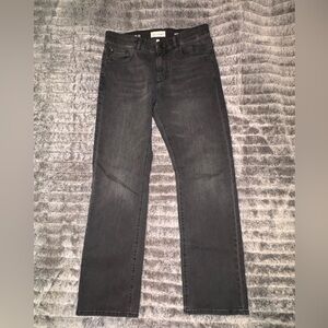 DL1961 Mens Jeans Size 31x32 Avery Modern Straight Black Stretch Denim